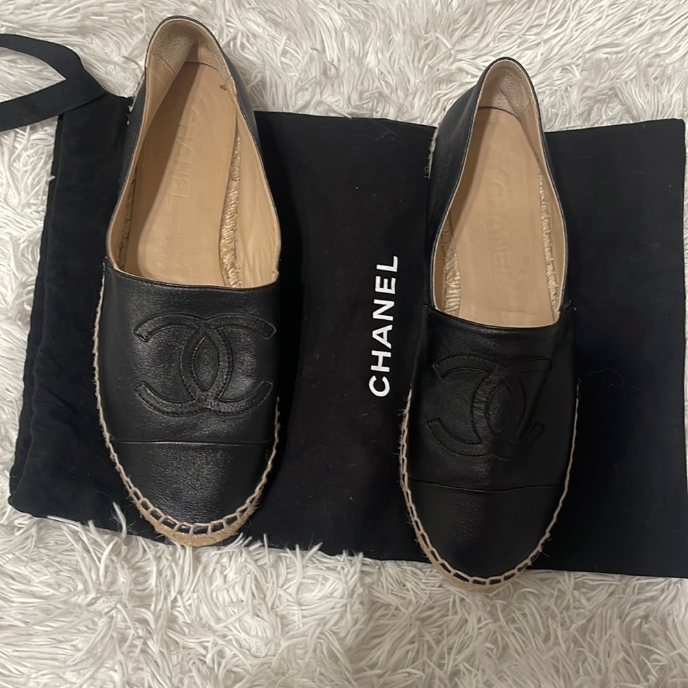 Authentic Classic Chanel espadrilles